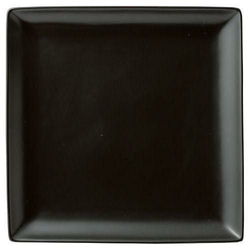 スタイル黒27cm角皿 27.4×27.4×2.8cm 480-169