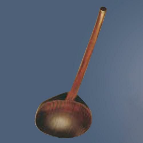 木製 ニュータイプ 摺漆 玉杓子 中 φ80×270(08360)