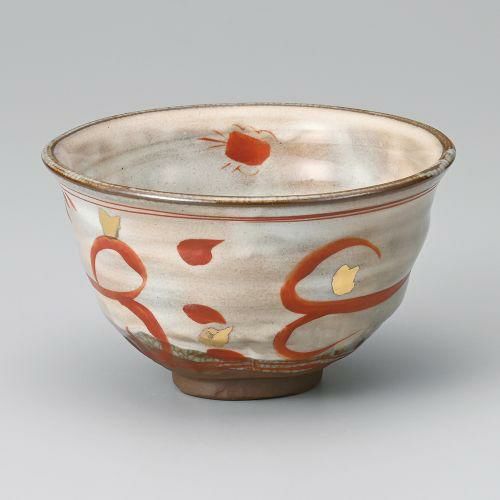 赤絵波5.0丼 φ15×9cm 325-019