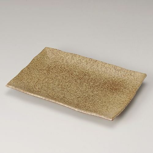 黒茶吹12号長角皿 37×26×4cm 234-079
