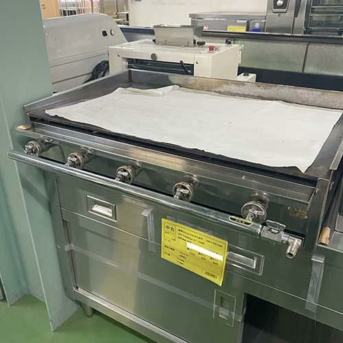 中古】卓上グリドル 鉄板焼き器 マルゼン MGG-066T 幅600×奥行600×高さ
