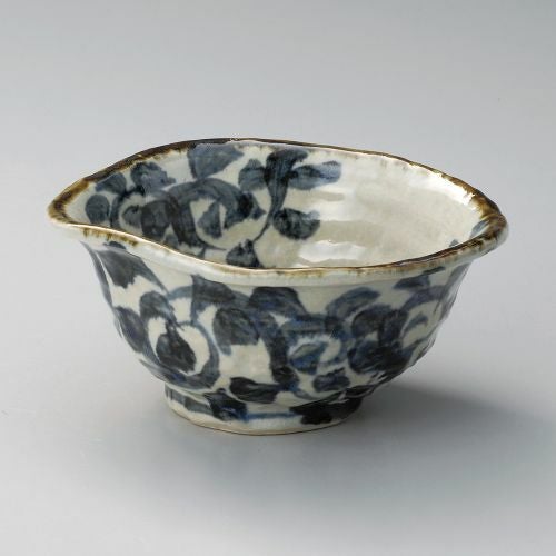 タコ唐草変型5.5鉢 19.5×18.5×9cm 311-029