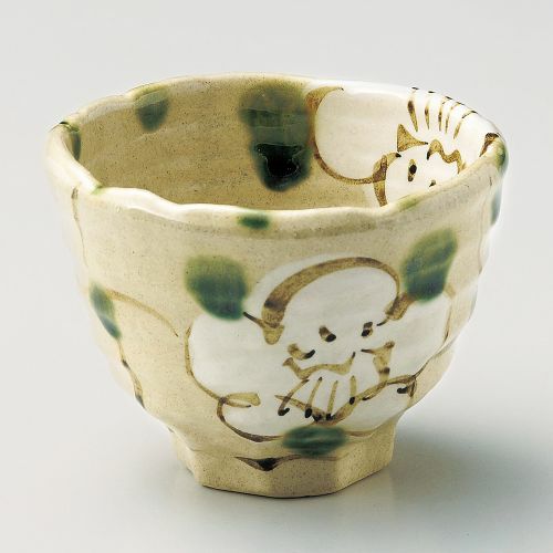 白格子花深口小鉢 φ11.2×8.5cm 063-189