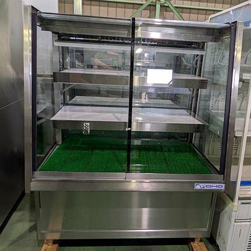 【業界最長1年保証】【中古】対面冷蔵ショーケース 大穂製作所 OHGU-ARTf-900F 幅900×奥行600×高さ1150 【送料別途見積】【三芳中古製パン機械専門店在庫】