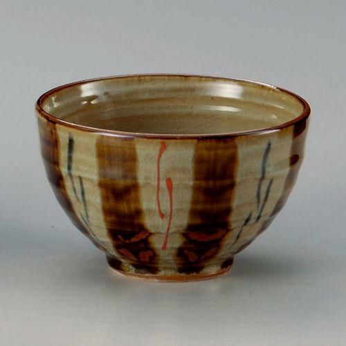 益子サビ十草夏目5.0丼 φ15.3×9.5cm 326-119