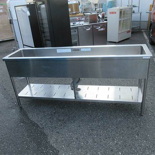 KP1-1800,KPC1-1800 【組立式/東製作所】 一槽シンク 幅1800×奥行450