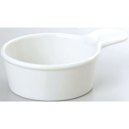 12cm 手付小鉢 白