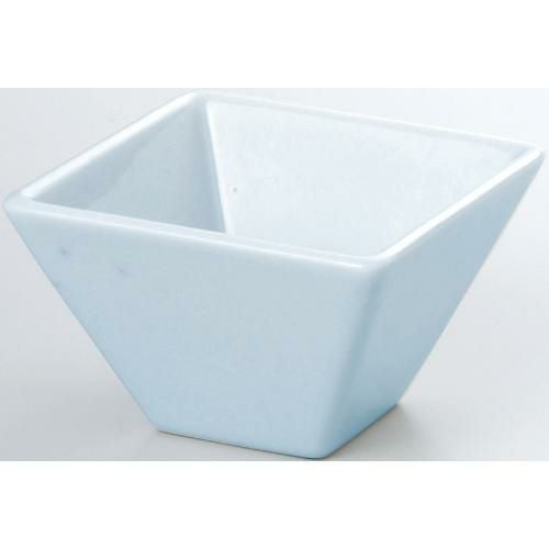 7cm スクエアボール 青白磁