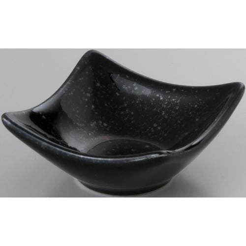 7cm 正角皿 黒御影