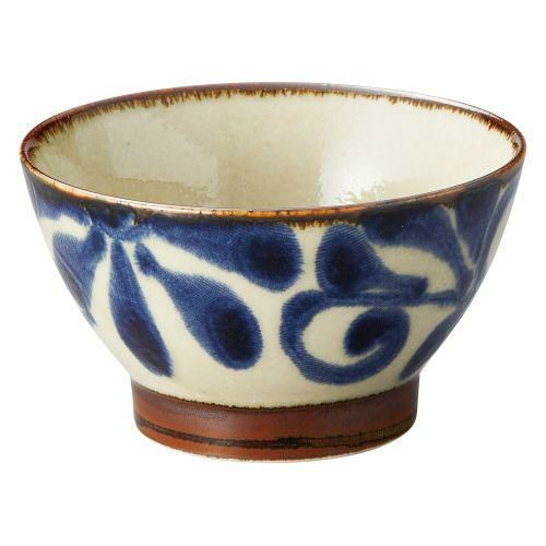 琉球るり唐草くらわんか3.6碗 φ10.8×6.2cm 424-068398-119