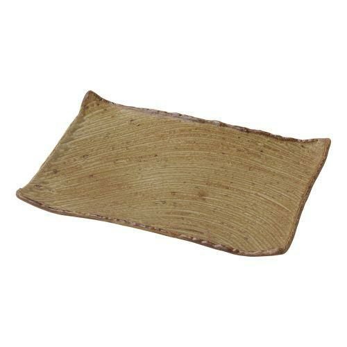 わび朽葉角皿37cm 37×24.5×4cm 422-049