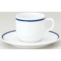 Dia Ceram インディゴブルー  スタックコーヒー碗/業務用