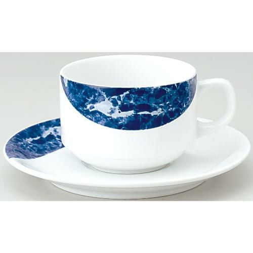 Dia Ceram エンペラドール 受皿 ブルー