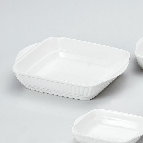 J3白耳付グラタン(L) 29×23.5×5.5cm 540-049