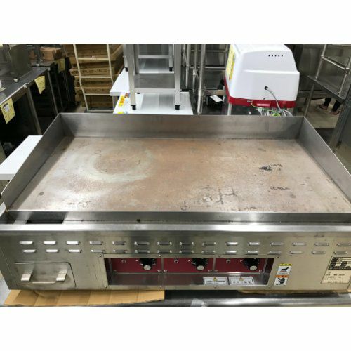 業界最長1年保証】【中古】電気グリドル 北沢産業 ER-90 幅900×奥行600