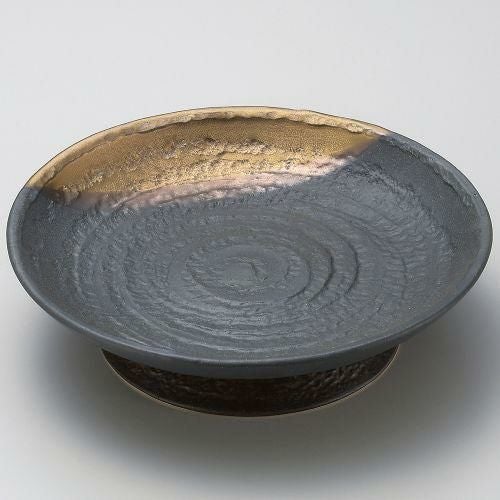 金彩ぬり分流尺高台皿 φ29.5×8.8cm 170-099