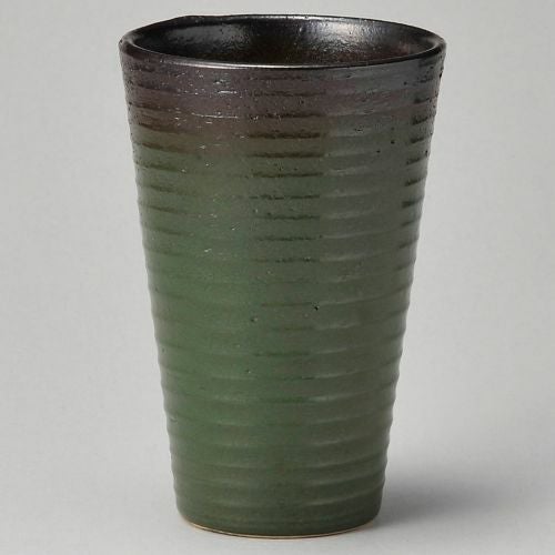 ふかみどりビアカップ(大) φ9×13.3cm(450cc) 267-019