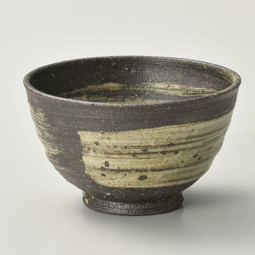 灰刷毛目飯碗 φ12×7.5cm 345-309