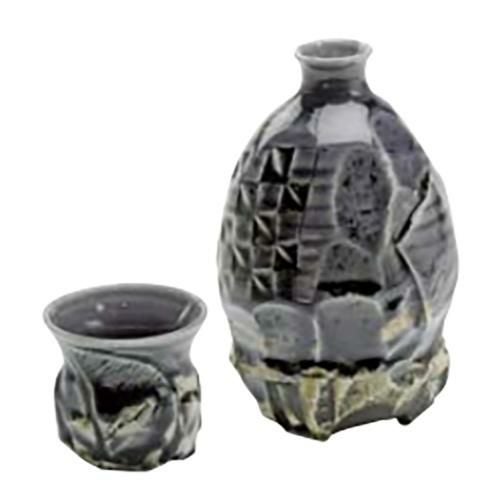 酒器セット 濃紫