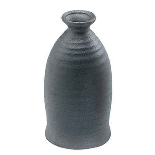 二合徳利　黒備前