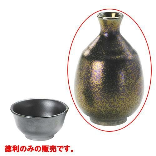 徳利 ラスター釉(黒)