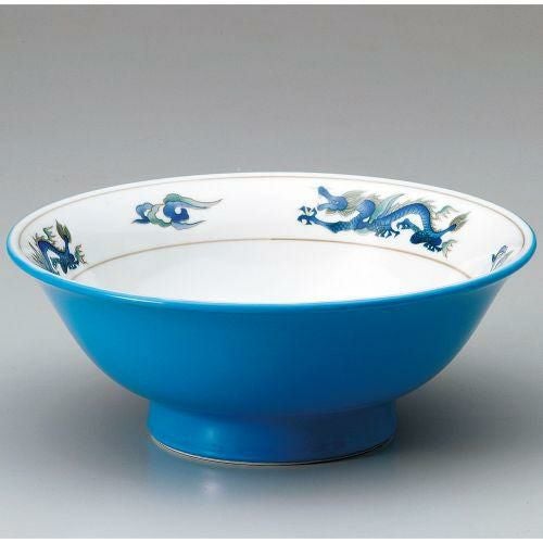 トルコ三ツ竜7.0反高台丼 21.7×8.5cm 605-149