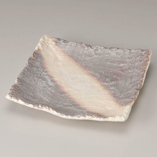 萩風四足正角皿10号 31×31×5.3cm 234-239