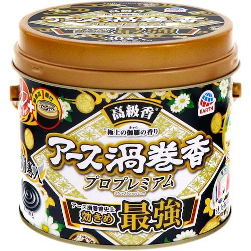 アース 渦巻香 プロプレミアム 30巻缶入 016416