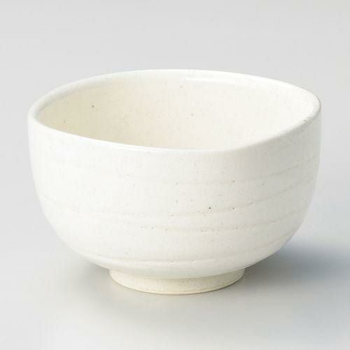 手造りモダン粉引(土物)深ボール 14.3×13.7×8.5cm 329-119