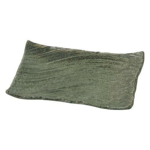 わびうぐいす角皿26cm 26×17.5×3.5cm 424-529