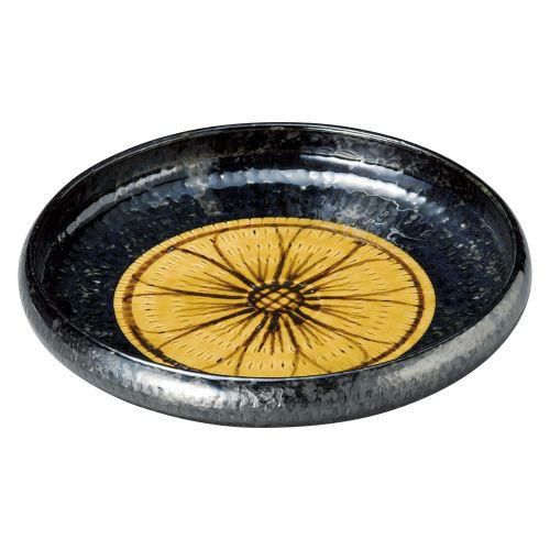 引出天目松竹梅7.5寿司皿 φ22×4.2cm 437-019