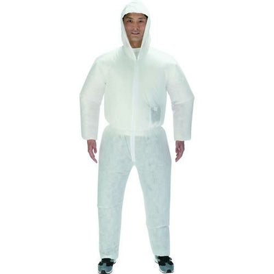 TRUSCO 使い切り空調服 つなぎ L CFTRL