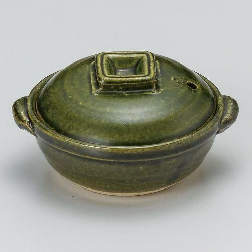 織部4号浅鍋 14×φ12.5×7.5cm(200cc)(身4.3cm) 386-229