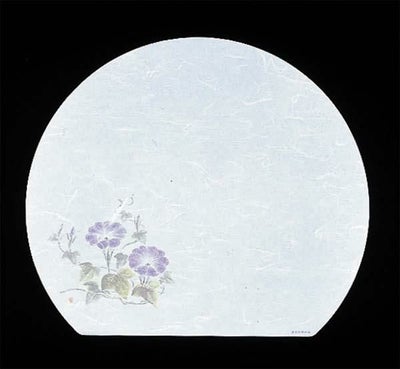 尺三 半月 懐石まっと 抗菌遠赤和紙（100枚入） WH-16 朝顔 7月から8月 【同梱グループA】