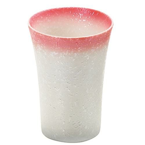 冷酒カップ大 ピンク