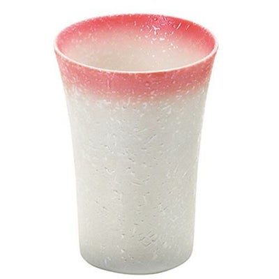 冷酒カップ大 ピンク