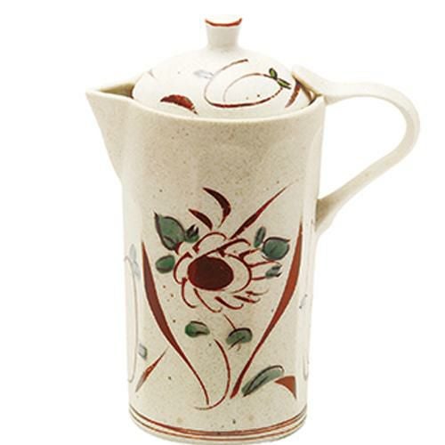 燗冷酒器大 華赤絵