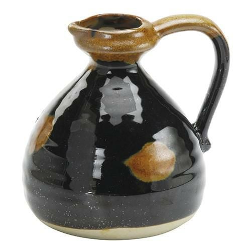 手付き燗瓶大 天目