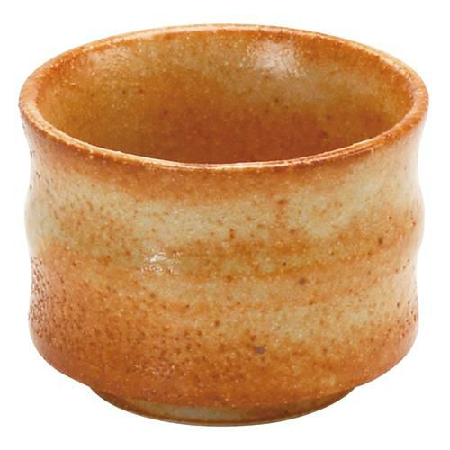 竹節ぐい呑 赤志野