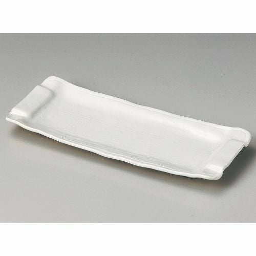 白釉手付長皿 32.5×13.3×3cm 141-098 (5個入)