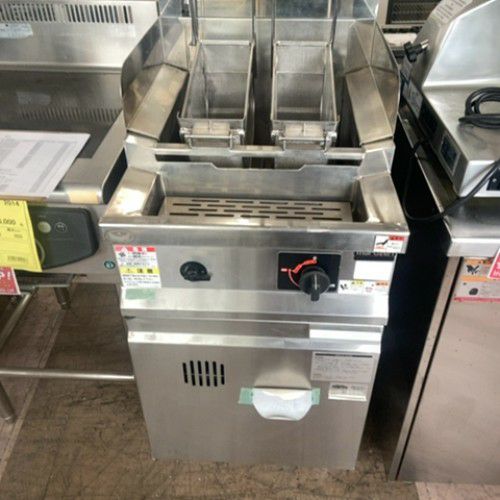 業界最長1年保証】【中古】ガスゆで麺機 4テボ マルゼン MRK-045TB 幅