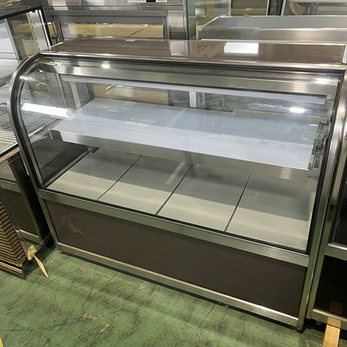 【業界最長1年保証】ケーキショーケース 大穂製作所 OHGP-SRSb-1200-B 幅1200×奥行500×高さ995 【三芳製パン機械専門店在庫】