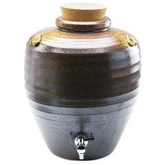 五升瓶　茶