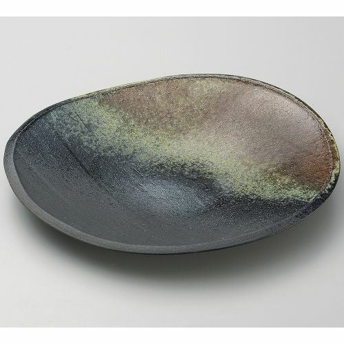 古陶13.0変形大皿 40.5×36×6cm 169-109