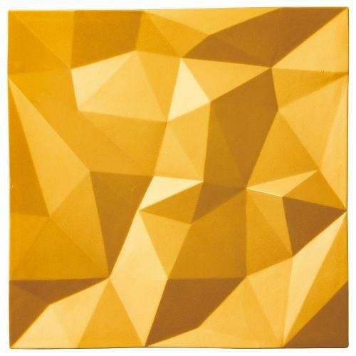 シャドースクエアプレートL金 29.2×29.2×1.8cm 463-139