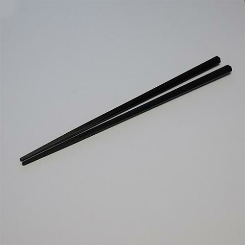 TB SPS箸 六角先四角 黒 22.5cm 500膳