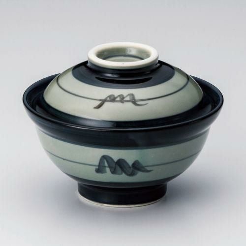 益子山水蓋丼 φ15.5×11.4cm 341-159