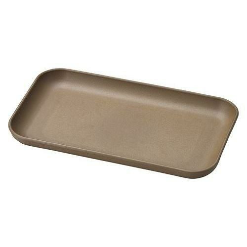 耐熱角皿（大）　チャコールグレー