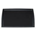 長角盆 390×300 ブラック ノンスリップ