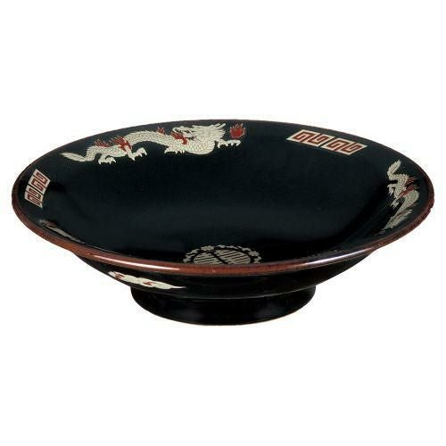 天目金彩竜7.0丸高台皿 φ22×6.5cm 589-069